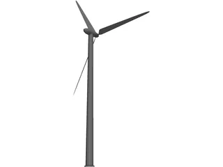 Wind Turbine 3D Model