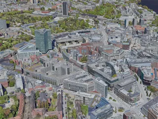 Hamburg City, Germany (2023) 3D Model