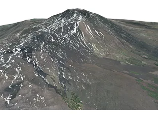 Mount Etna 3D Model