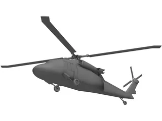Sikorsky UH-60 Black Hawk 3D Model