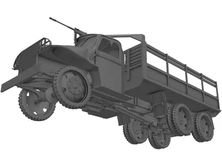 US Army Truck 3D Model