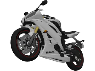 Yamaha YZF-R6 (2009) 3D Model