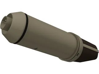 Microphone Neumann U-87 3D Model