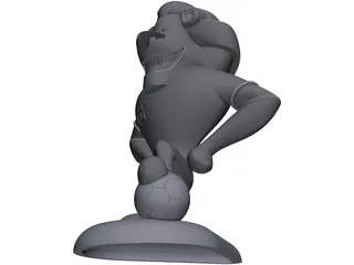Cartoon Lion 3D Model