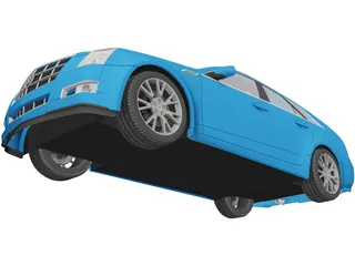 Cadillac CTS Sport Wagon (2010) 3D Model