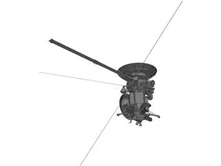 Cassini Orbiter NASA Probe 3D Model