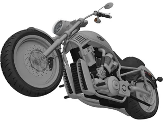 Harley-Davidson VROD 3D Model