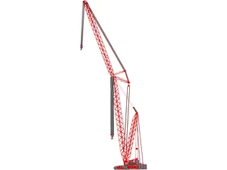 Crane Crawler Tall 3D Model