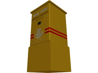 Post Box 3D Model