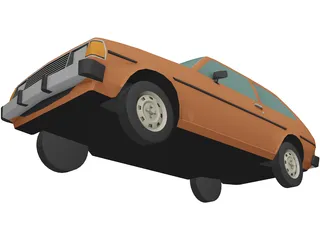 Mazda GLC (1980) 3D Model