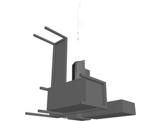Kitchen INOX 3D Model