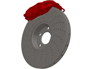 Brembo Disk Brake 3D Model