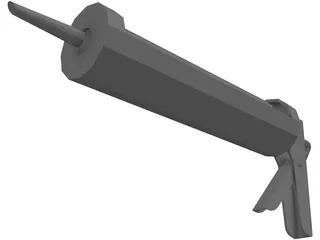 Sealant Caulking Gun 3D Model