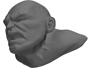 Hulk Bust 3D Model