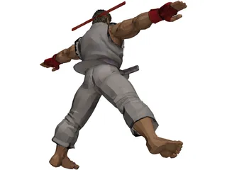 Ryu 3D Model