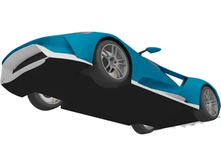 Ford GT (2017) 3D Model
