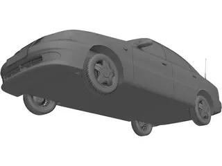Daewoo Lanos (2012) 3D Model