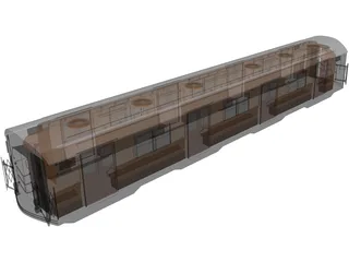 Subway Car [+Interior] 3D Model