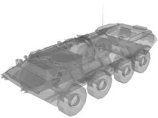 BTR-80 Armored Personnell Carrier 3D Model