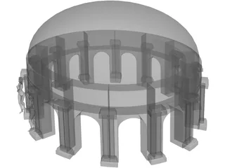 Ancient Dome 3D Model