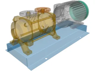 Pompetrevaini TBH 200 Pump 3D Model