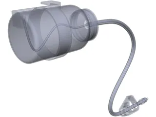 Endoscopy Bottle 3D Model