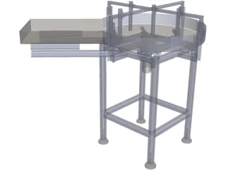 Rotary Table Feeder 3D Model