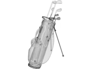 Golf Bag 3D Model