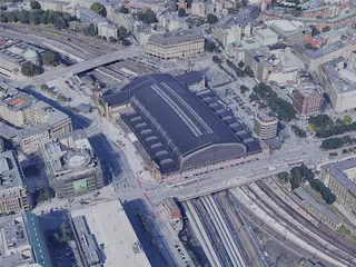 Hamburg City, Germany (2019) 3D Model