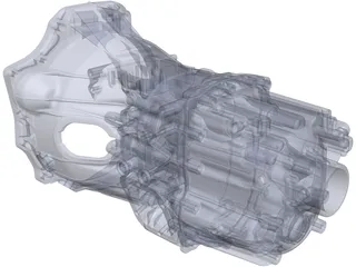 ZF Truck Transmission 3D Model