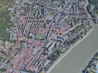 Budapest City North, Hungary (2019) 3D Model