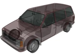 Dodge Caravan (1984) 3D Model