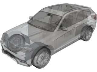 BMW X3 (2015) 3D Model