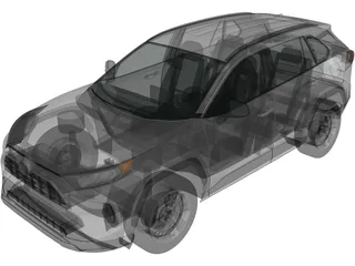 Toyota RAV4 LE (2019) 3D Model