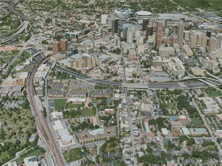 Atlanta City, USA (2020) 3D Model