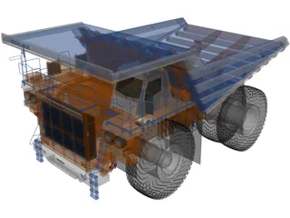 BELAZ 75180 (2014) 3D Model