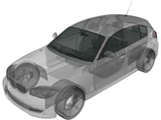 BMW 180i (2009) 3D Model