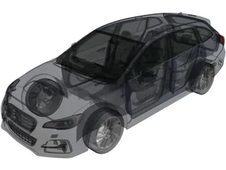 Subaru Levorg GT-S Eyesight (2015) 3D Model
