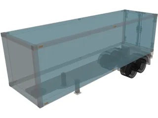 Trailer Box 3D Model