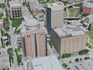 Houston City, TX, USA (2023) 3D Model