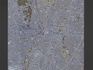 Utsunomiya City, Japan (2022) 3D Model