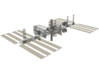 International Space Station (ISS) 3D Model