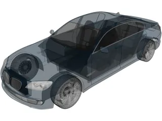 BMW 7-series (2009) 3D Model