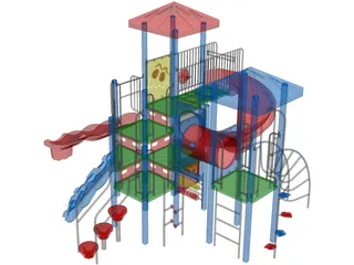 Playground Equipment 3D Model