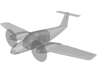 Piper PA-44-180 3D Model