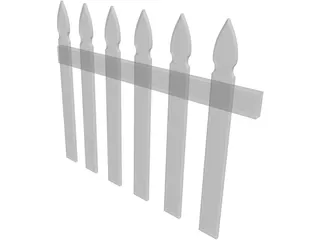 Fence Picket 3D Model
