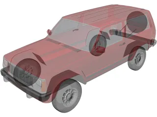 Jeep Cherokee (1994) 3D Model