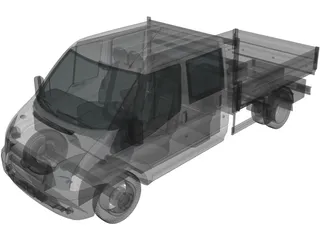 Ford Transit Benne Double Cabine 3D Model