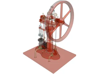 Benson Steam Engine 3D Model