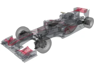 McLaren MP4-25 F1 (2010) 3D Model